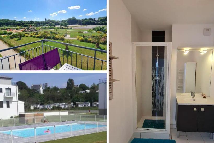Appartement Devant La Plage Avec Piscine Concarneau Exteriör bild